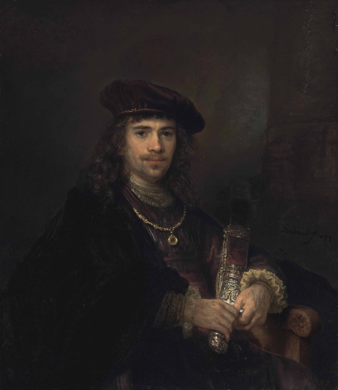Człowiek z mieczem autorstwa Rembrandt van Rijn