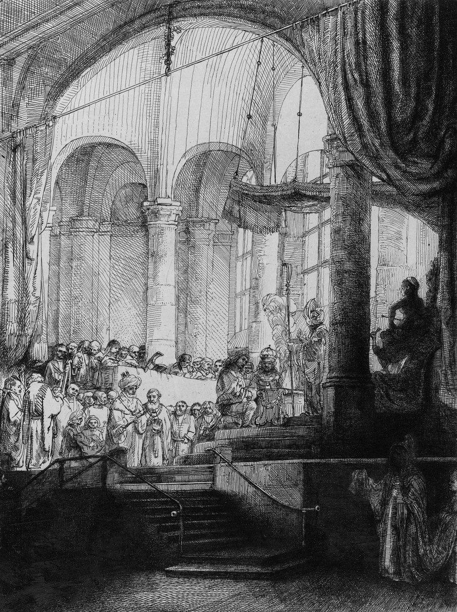 Medea, czyli Wesele Jasona i Kreusa, 1648 (akwaforta i suchy punkt) autorstwa Rembrandt van Rijn
