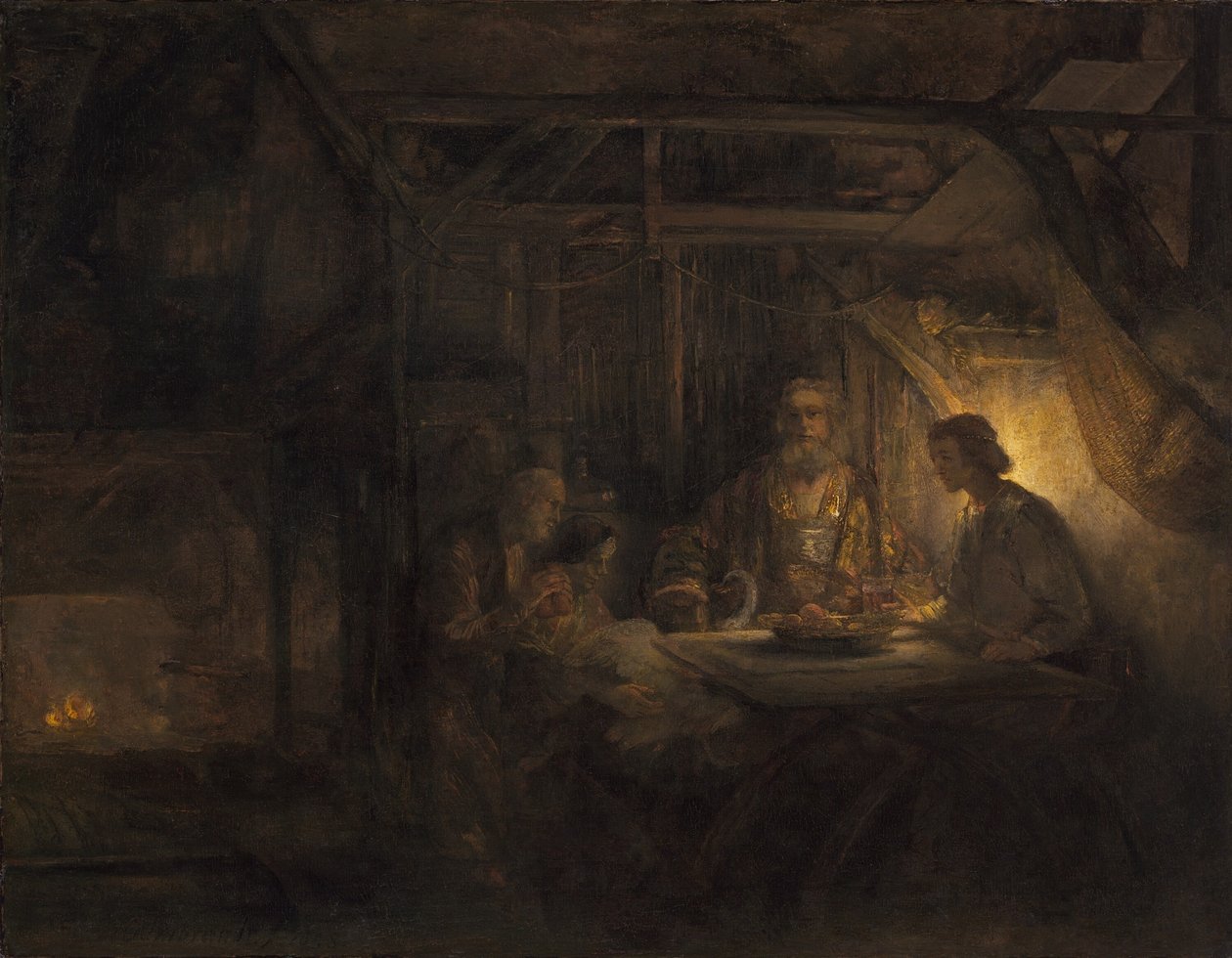 Filemon i Baucis autorstwa Rembrandt van Rijn