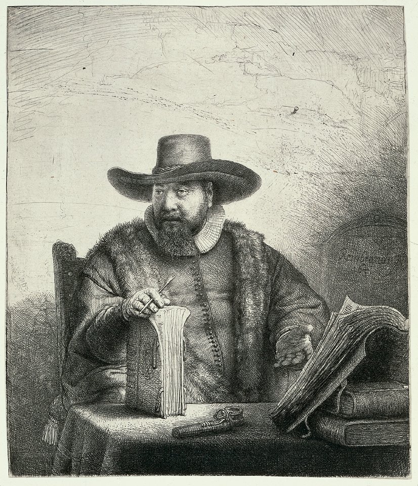 Portret Cornelisa Claesza. Anslo autorstwa Rembrandt van Rijn