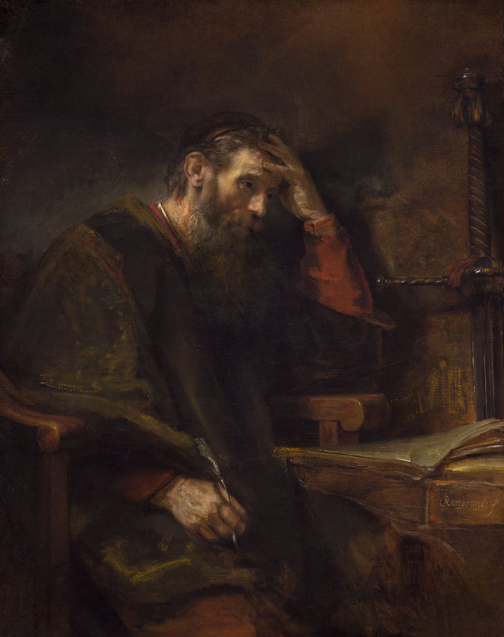 Saint Paul autorstwa Rembrandt van Rijn