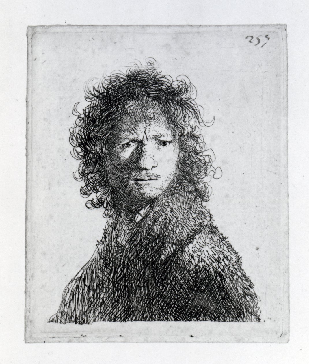 Autoportret, 1630 autorstwa Rembrandt van Rijn