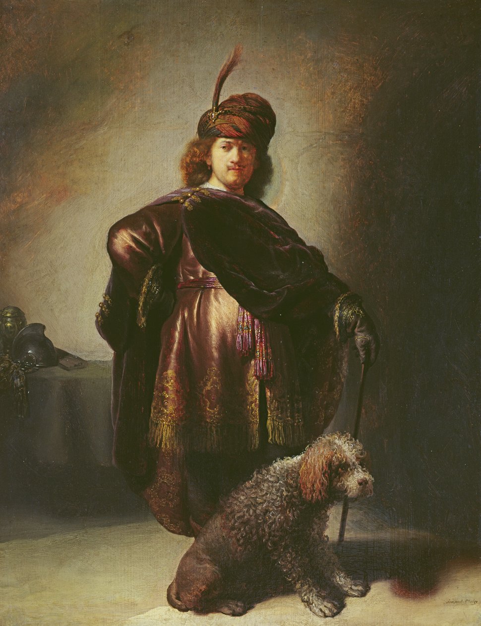 Autoportret w stroju orientalnym, 1631 autorstwa Rembrandt van Rijn