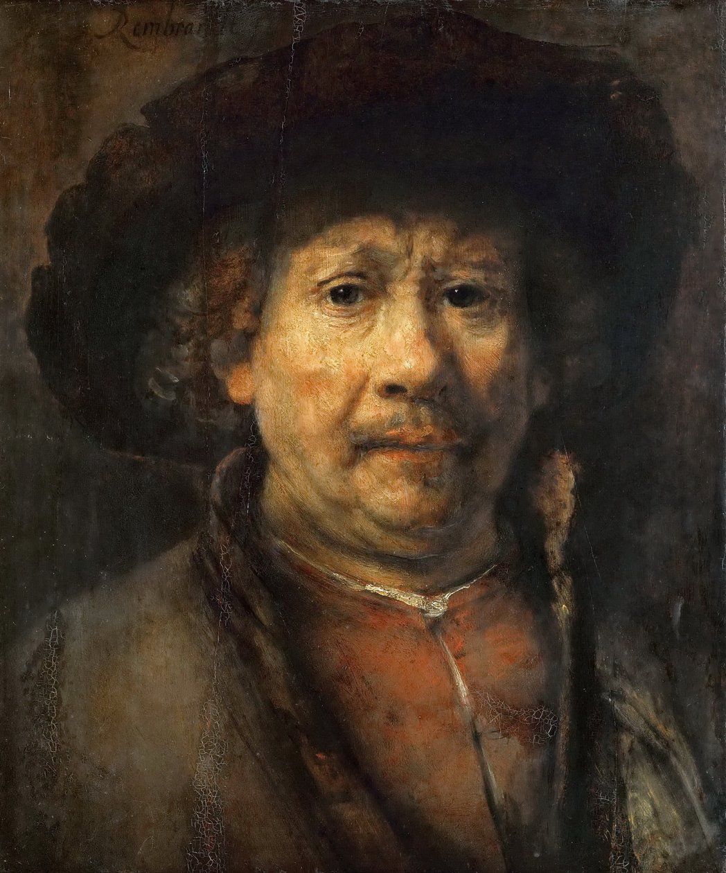 Autoportret z Beretem autorstwa Rembrandt van Rijn