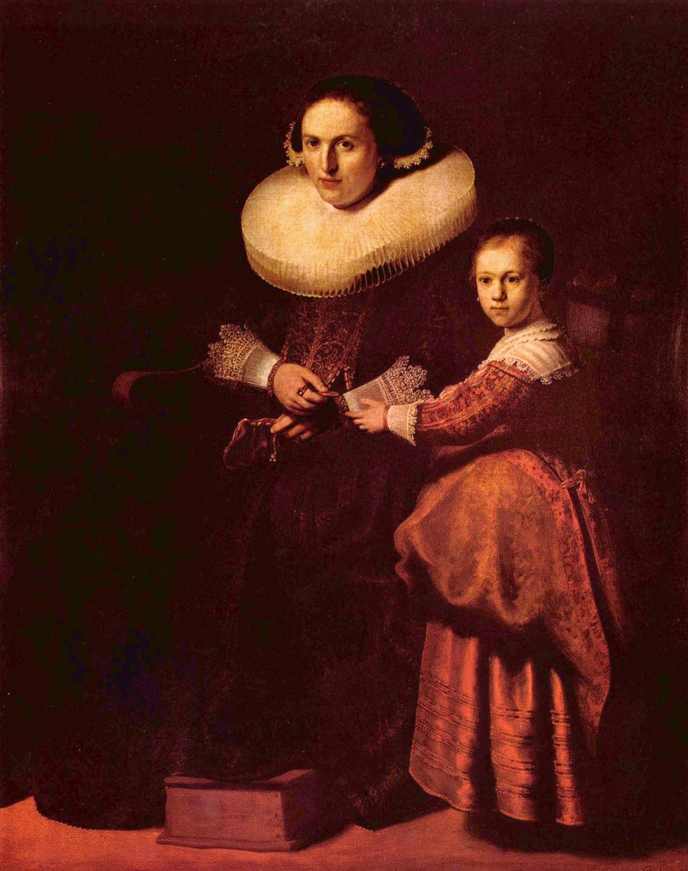 Susanna van Collen i jej córka Anna autorstwa Rembrandt van Rijn