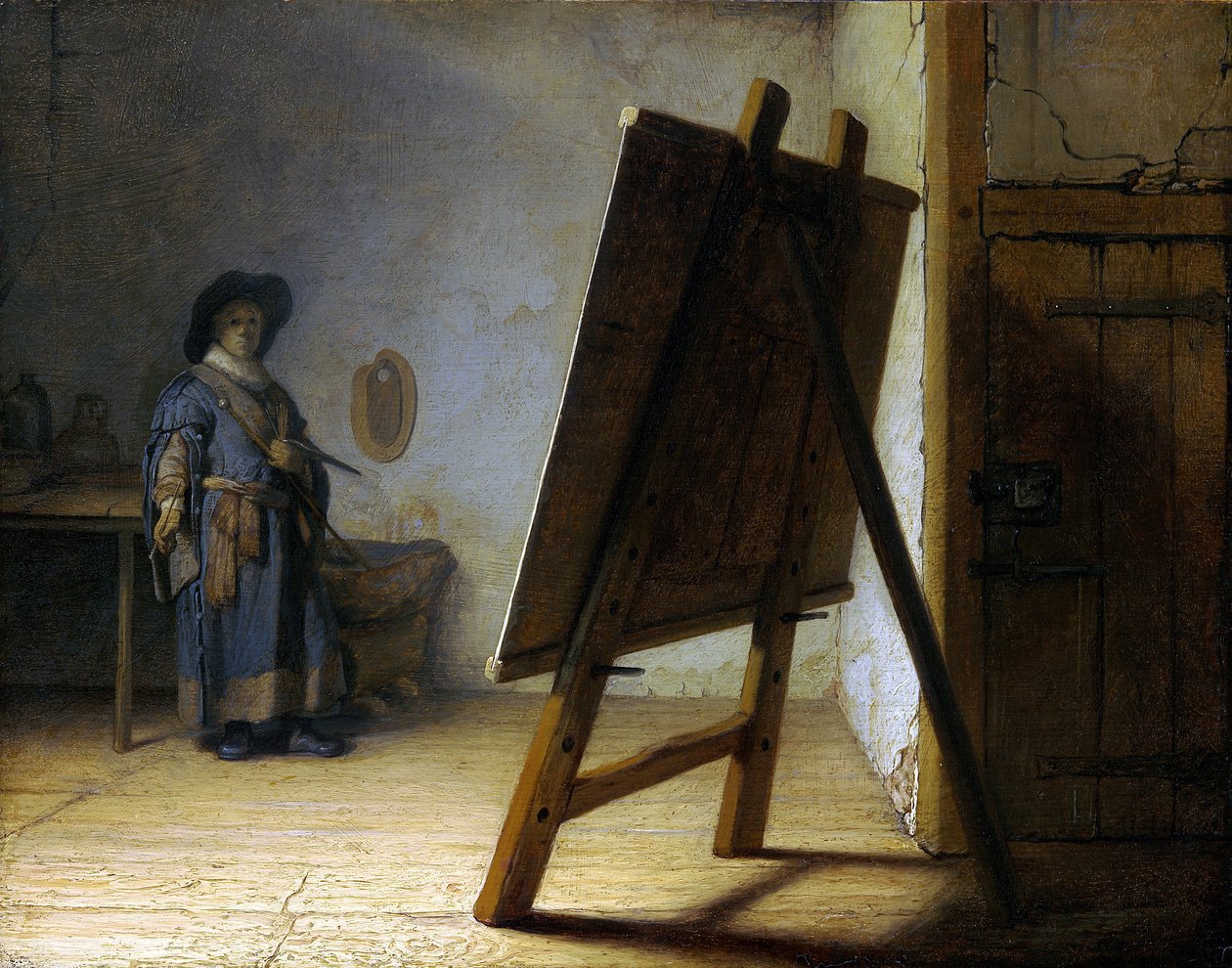 Artysta w swojej pracowni autorstwa Rembrandt van Rijn