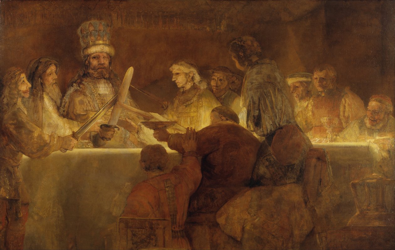Spisek Batawów pod Claudius Civilis autorstwa Rembrandt van Rijn