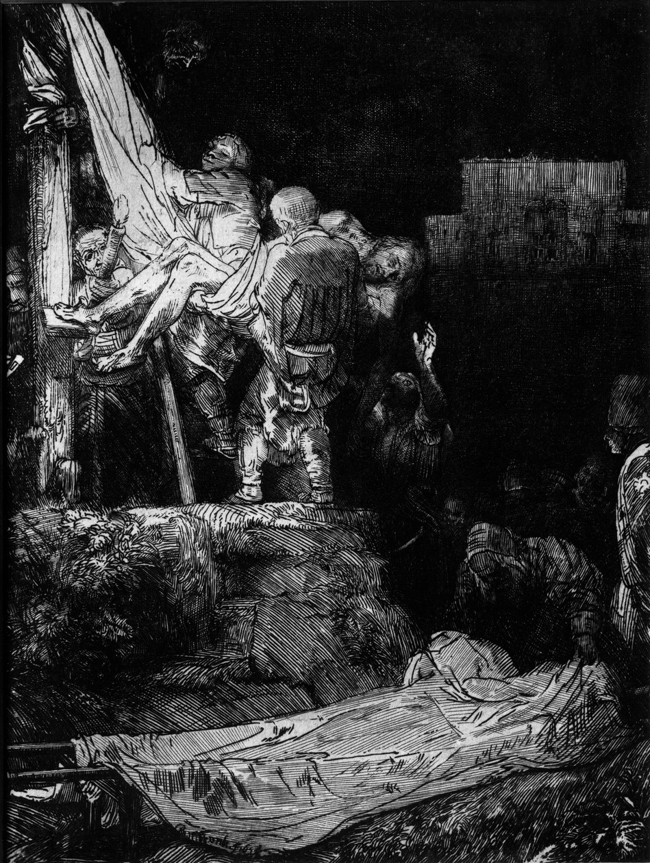 د مشعل سره د صلیب څخه راښکته، 1654 پولی autorstwa Rembrandt van Rijn