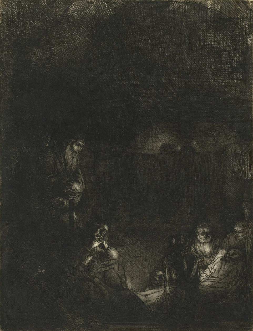 Złożenie do grobu autorstwa Rembrandt van Rijn