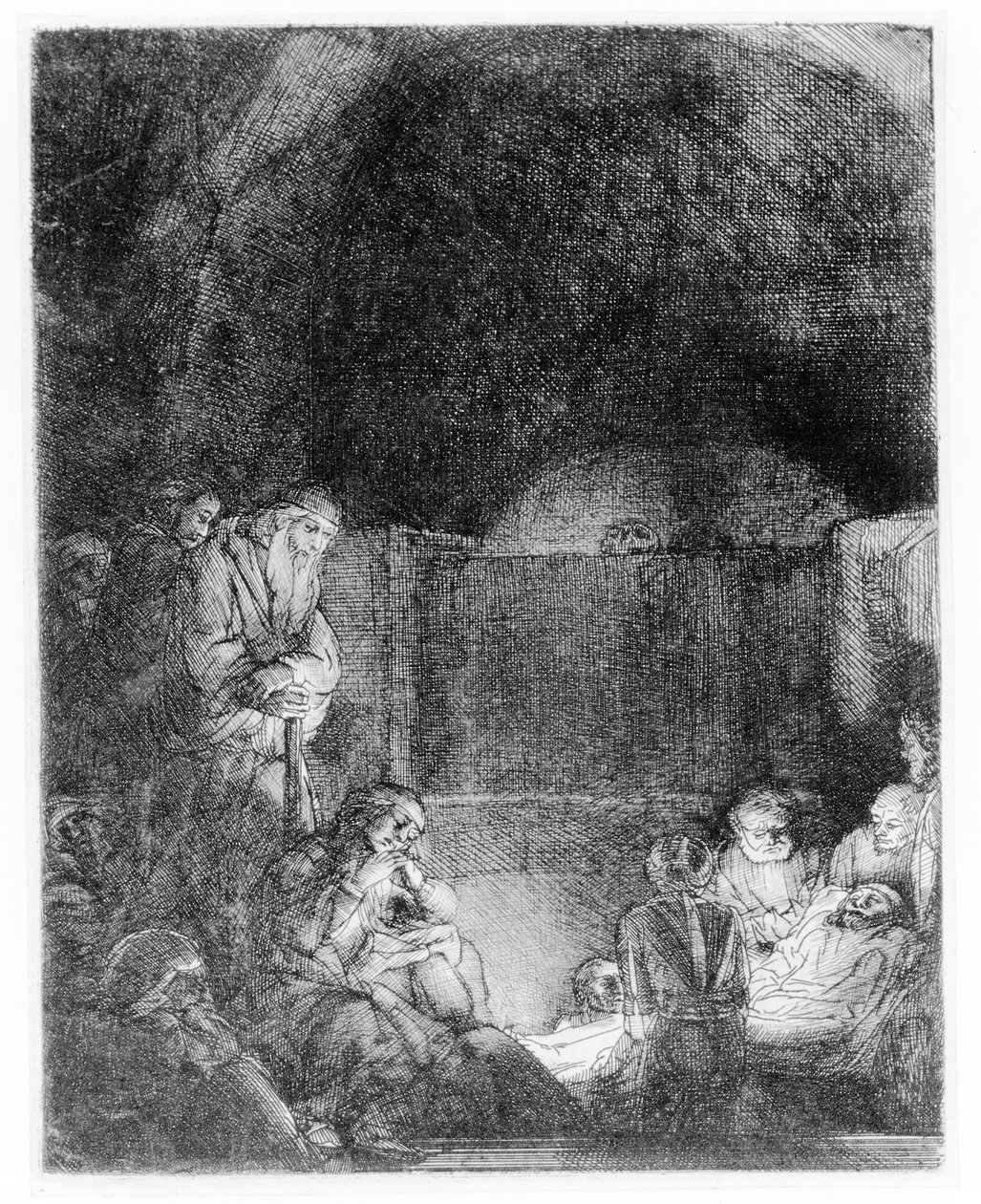 Złożenie do grobu, ok. 1654 autorstwa Rembrandt van Rijn