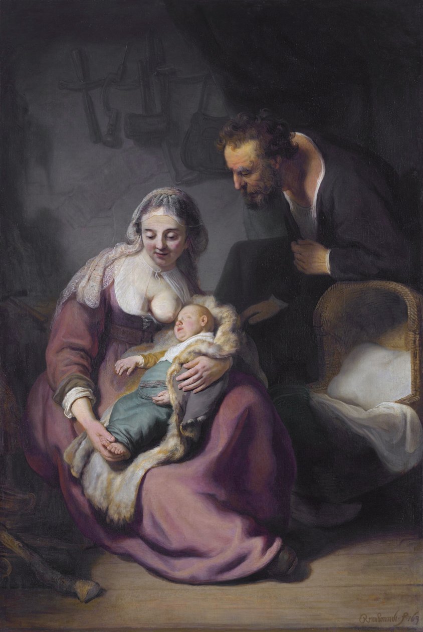 Święta Rodzina autorstwa Rembrandt van Rijn