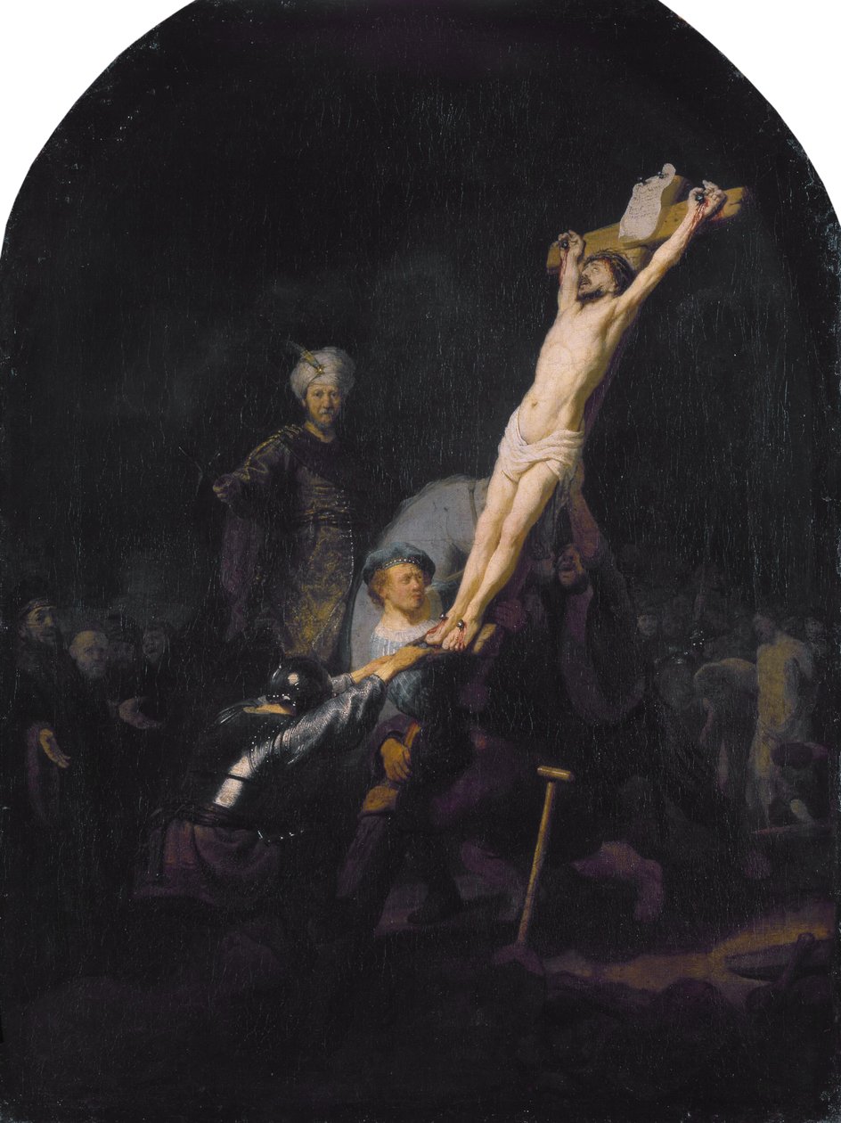 Podniesienie Krzyża autorstwa Rembrandt van Rijn