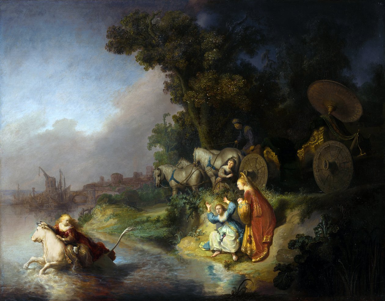 Porwanie Europy autorstwa Rembrandt van Rijn