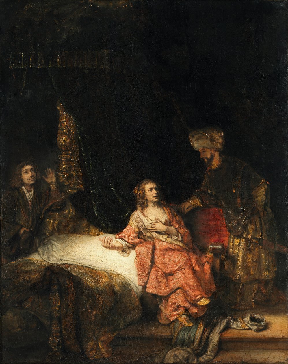 Józef i żona Potifara autorstwa Rembrandt