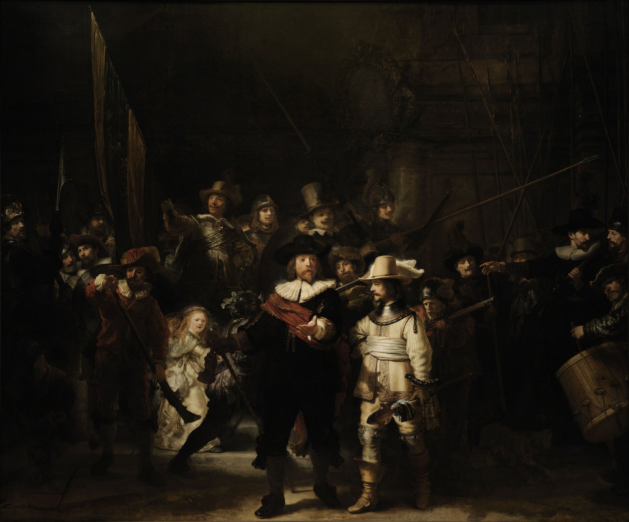 Straż nocna autorstwa Rembrandt
