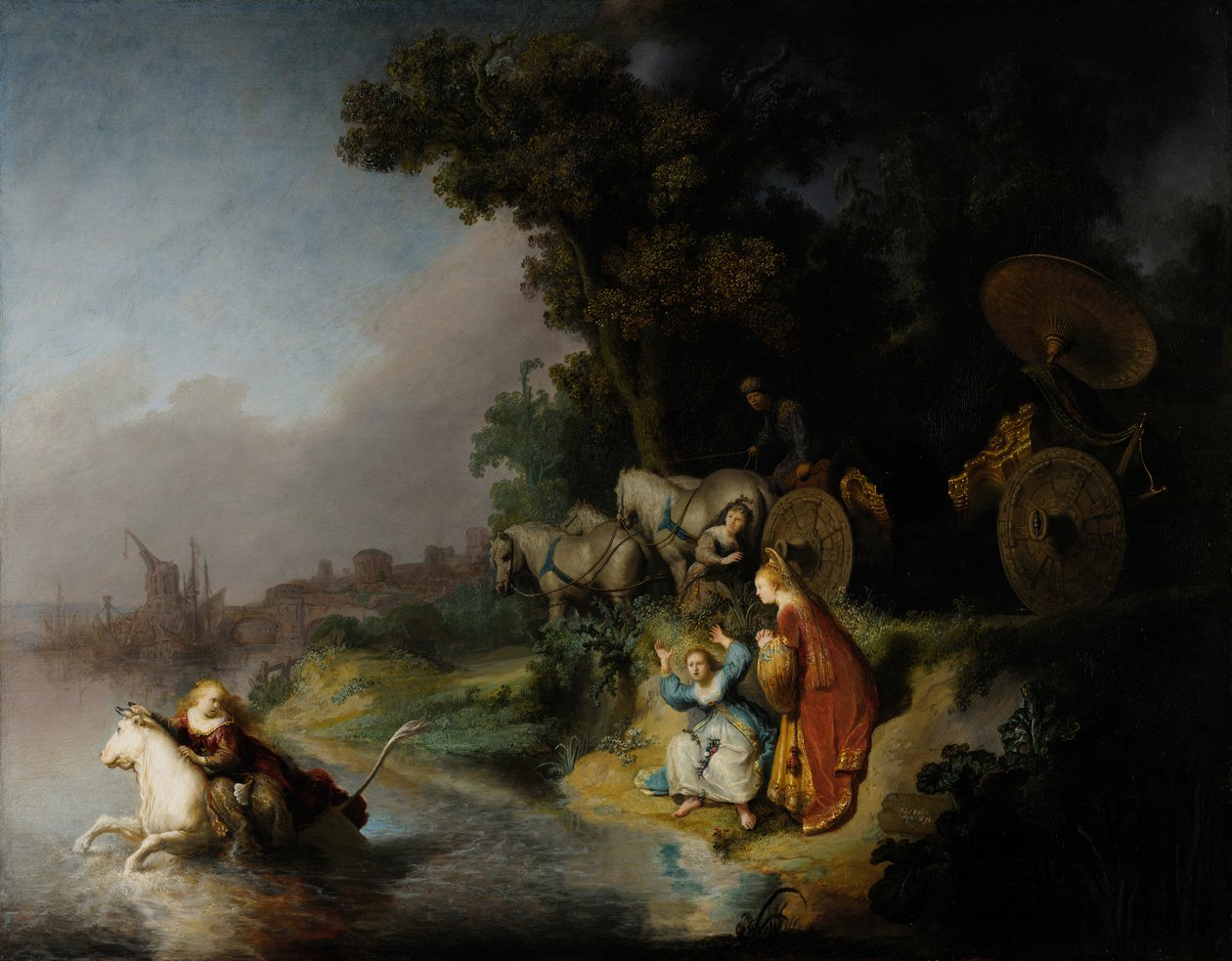 Porwanie Europy autorstwa Rembrandt
