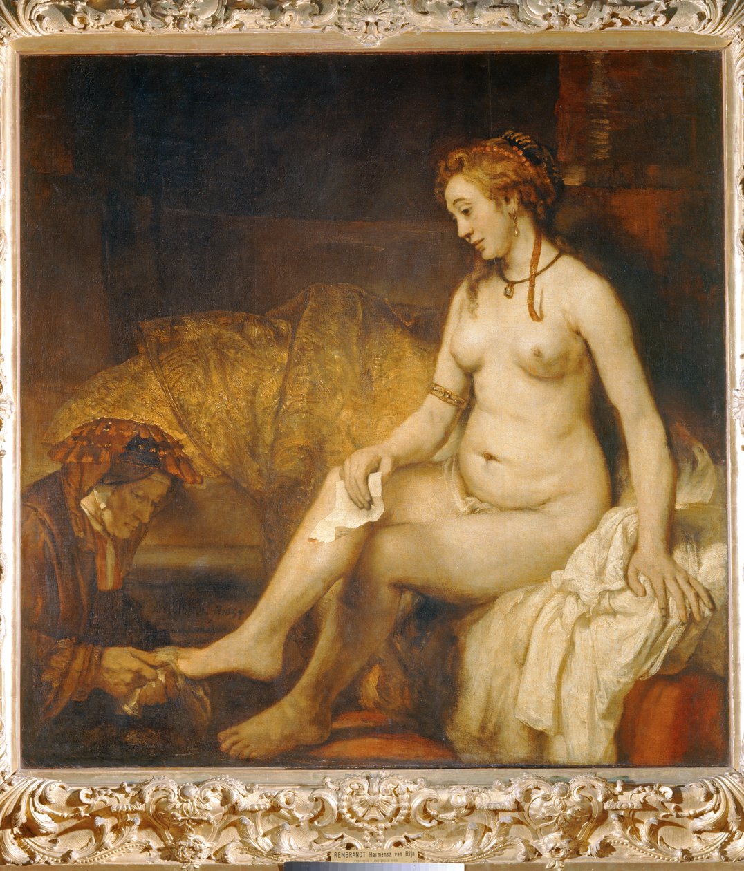 Batszeba w kąpieli ... autorstwa Rembrandt Harmensz. van Rijn