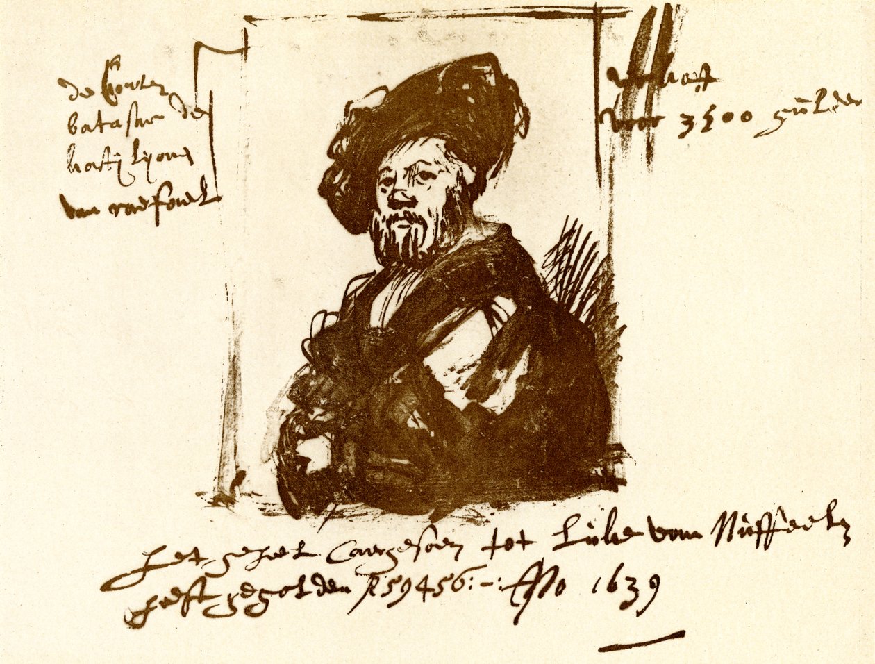 Hrabia Balthasar Castiglione autorstwa Rembrandt van Rijn