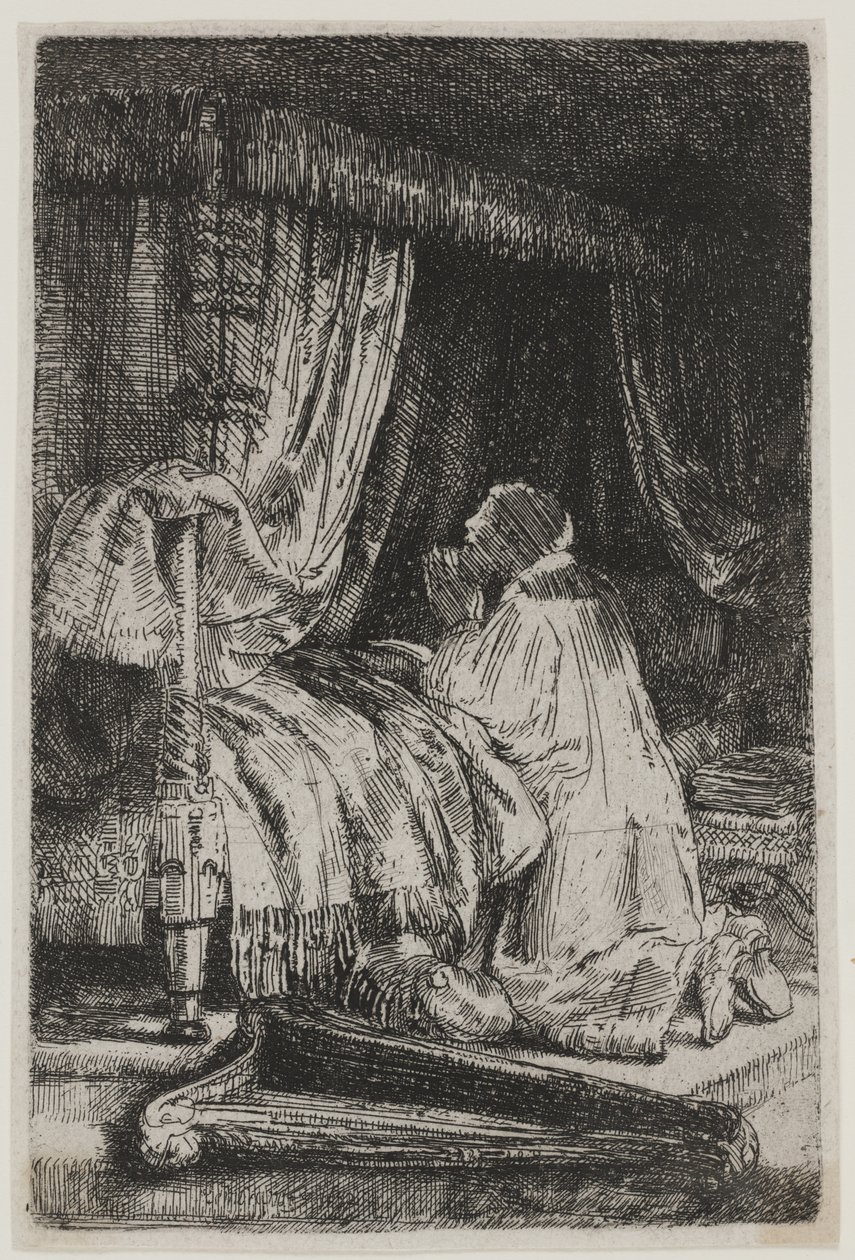Dawid w modlitwie autorstwa Rembrandt van Rijn
