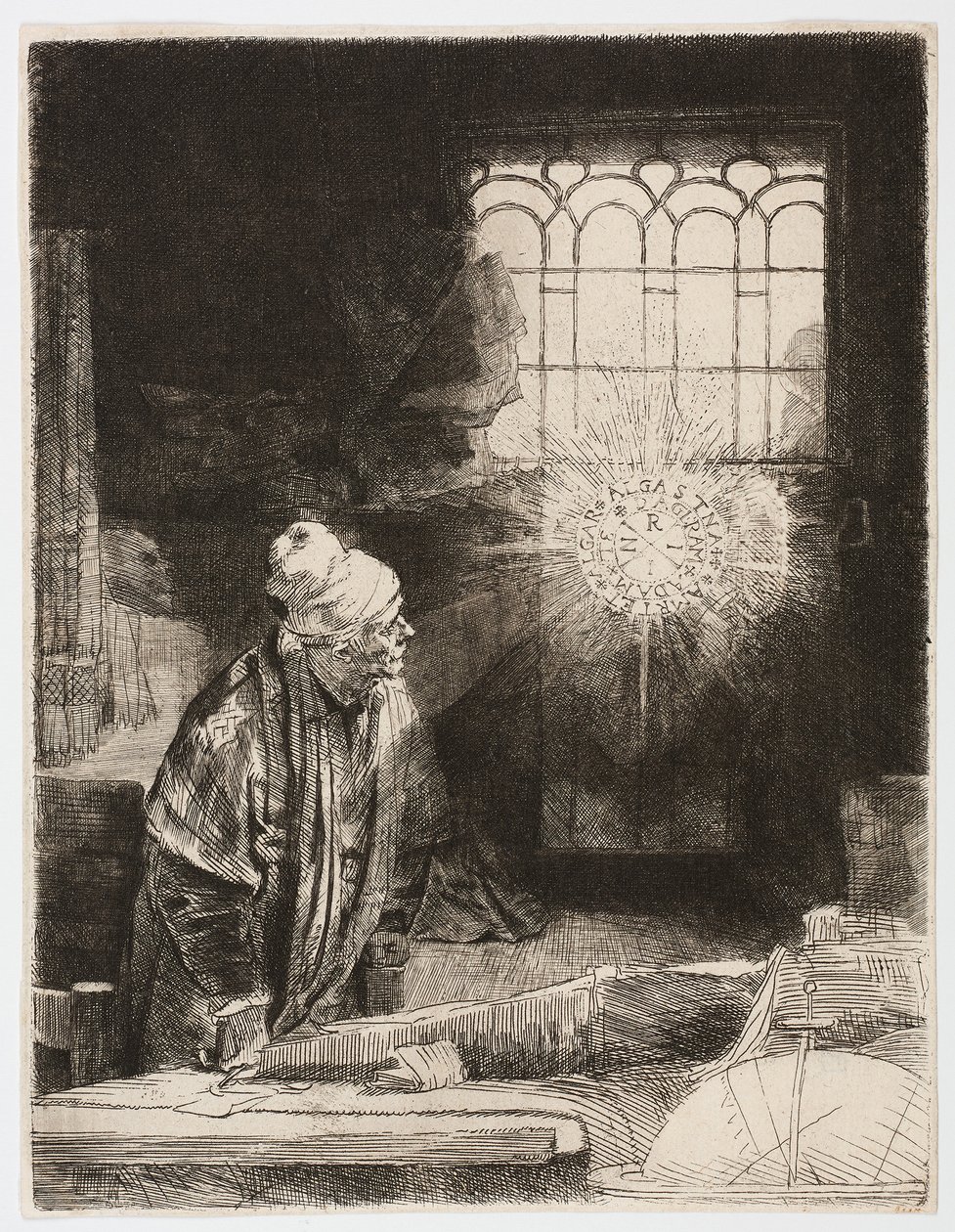 Doktor Faust autorstwa Rembrandt Harmensz. van Rijn