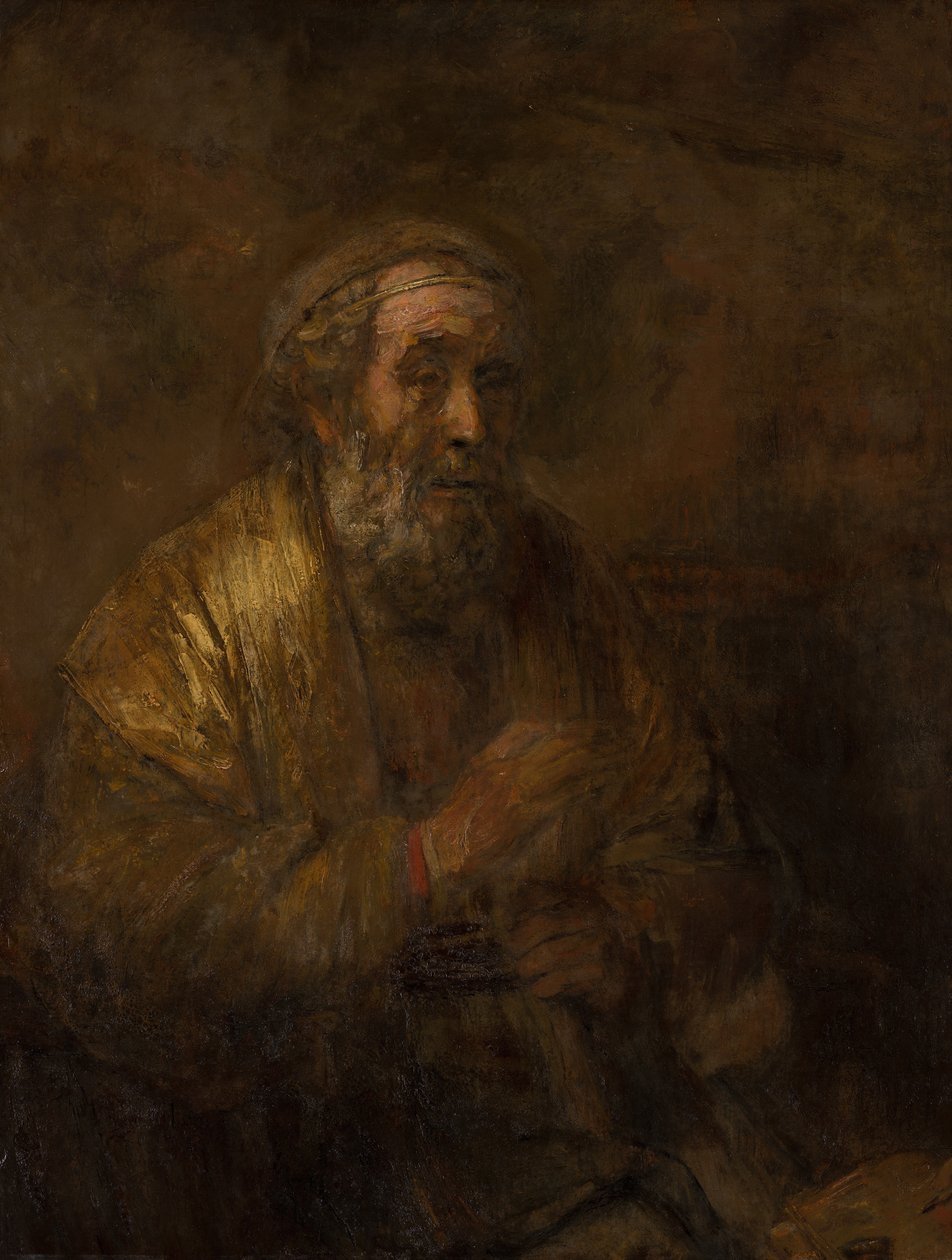 Homer dyktuje urzędnikowi autorstwa Rembrandt van Rijn