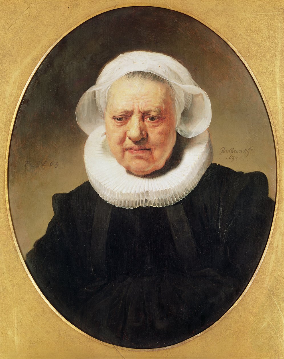 Portret Aechje Claesdar autorstwa Rembrandt van Rijn