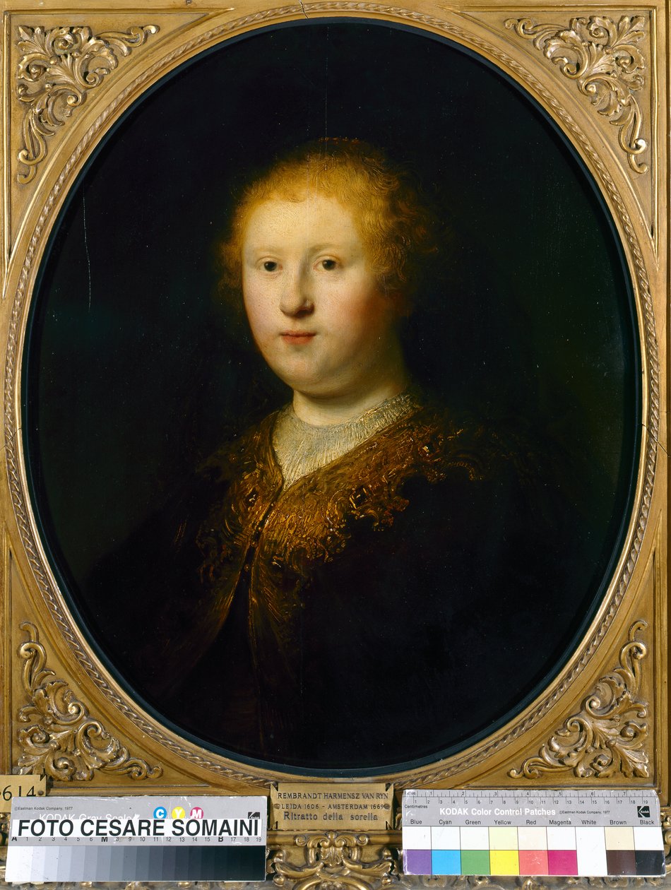 Portret młodej kobiety autorstwa Rembrandt van Rijn