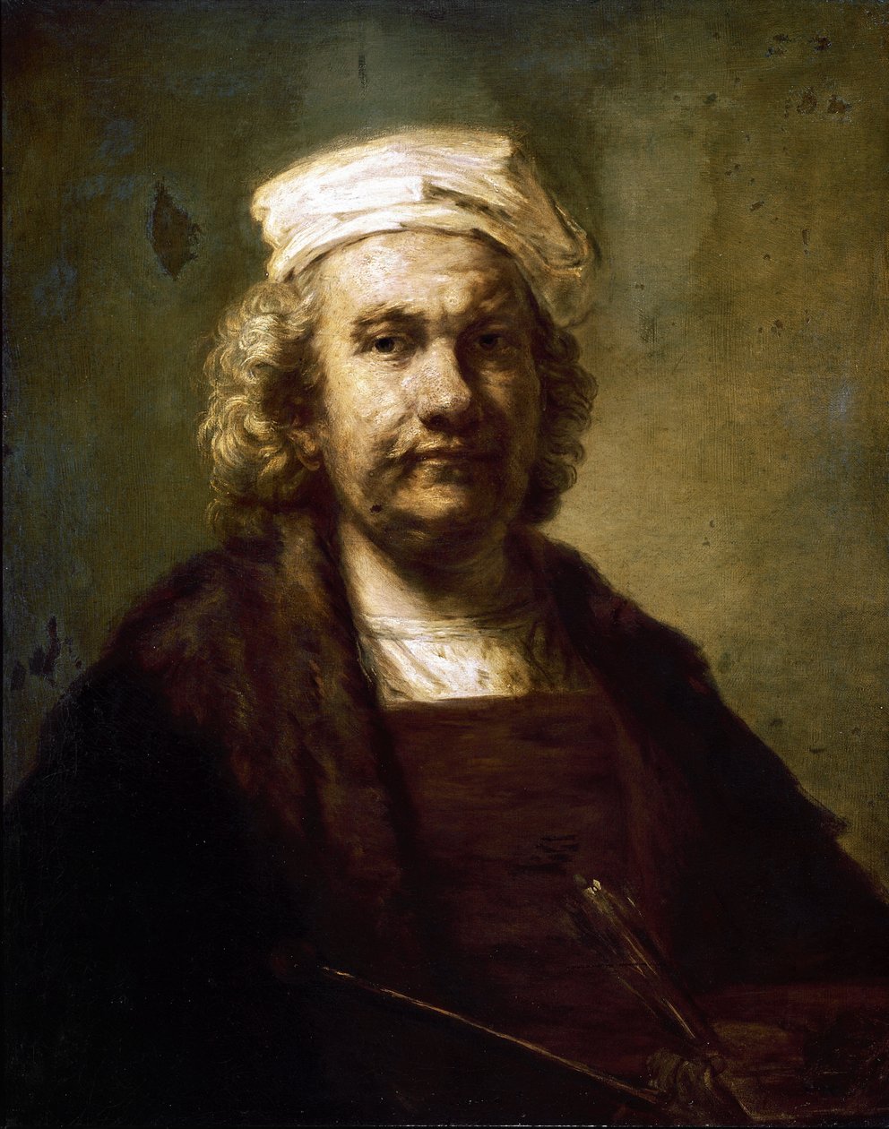 Autoportret. (olej na płótnie autorstwa Rembrandt van Rijn