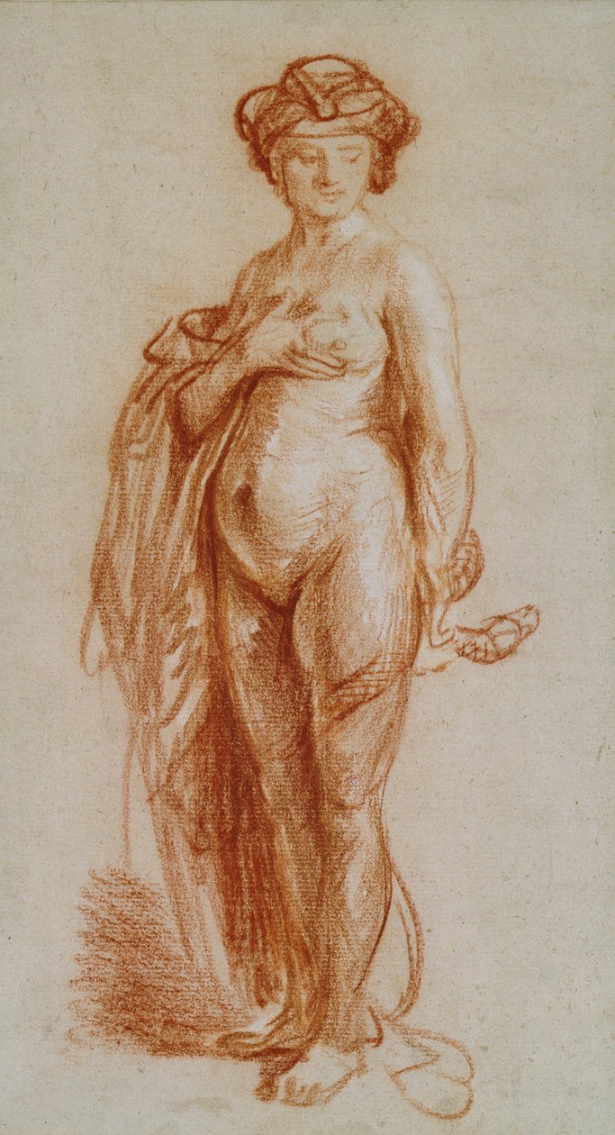 Studium nagiej kobiety jako Kleopatry autorstwa Rembrandt van Rijn