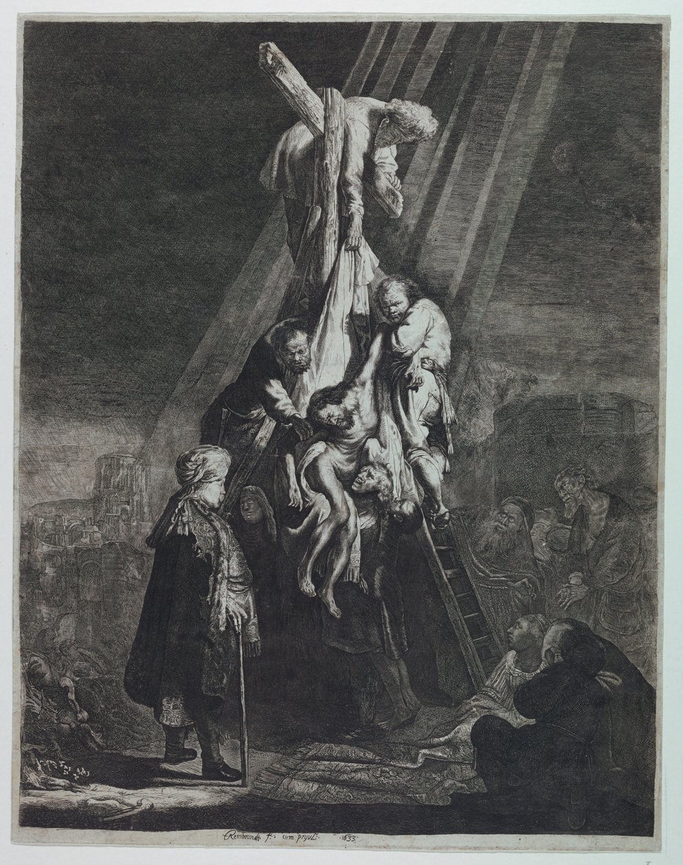 Zdjęcie z krzyża autorstwa Rembrandt van Rijn