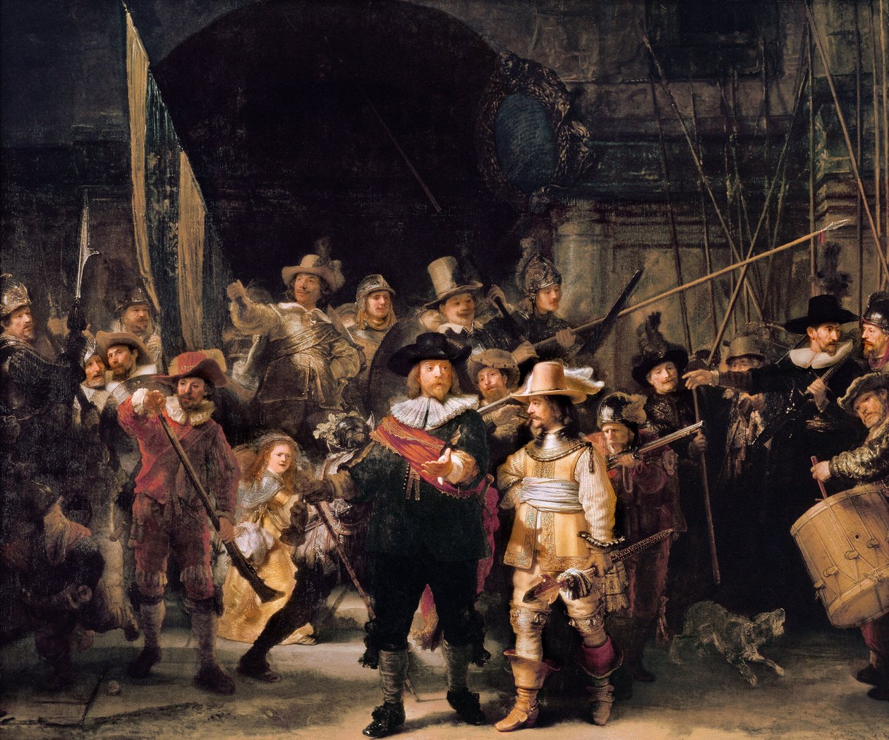 Straż nocna autorstwa Rembrandt Harmensz. van Rijn