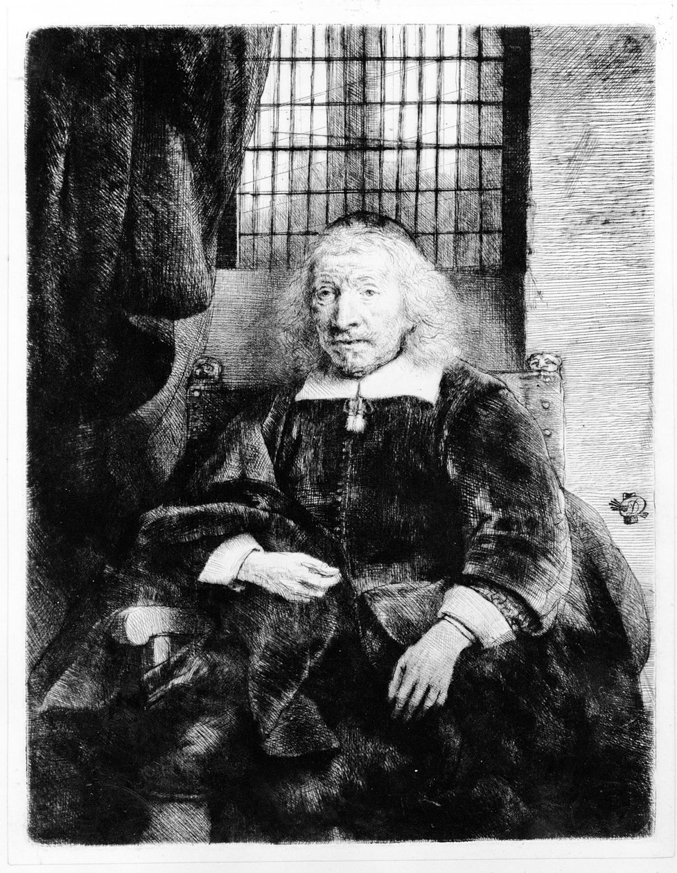 Thomas Haaringh, c.1655 (akwaforta) autorstwa Rembrandt van Rijn