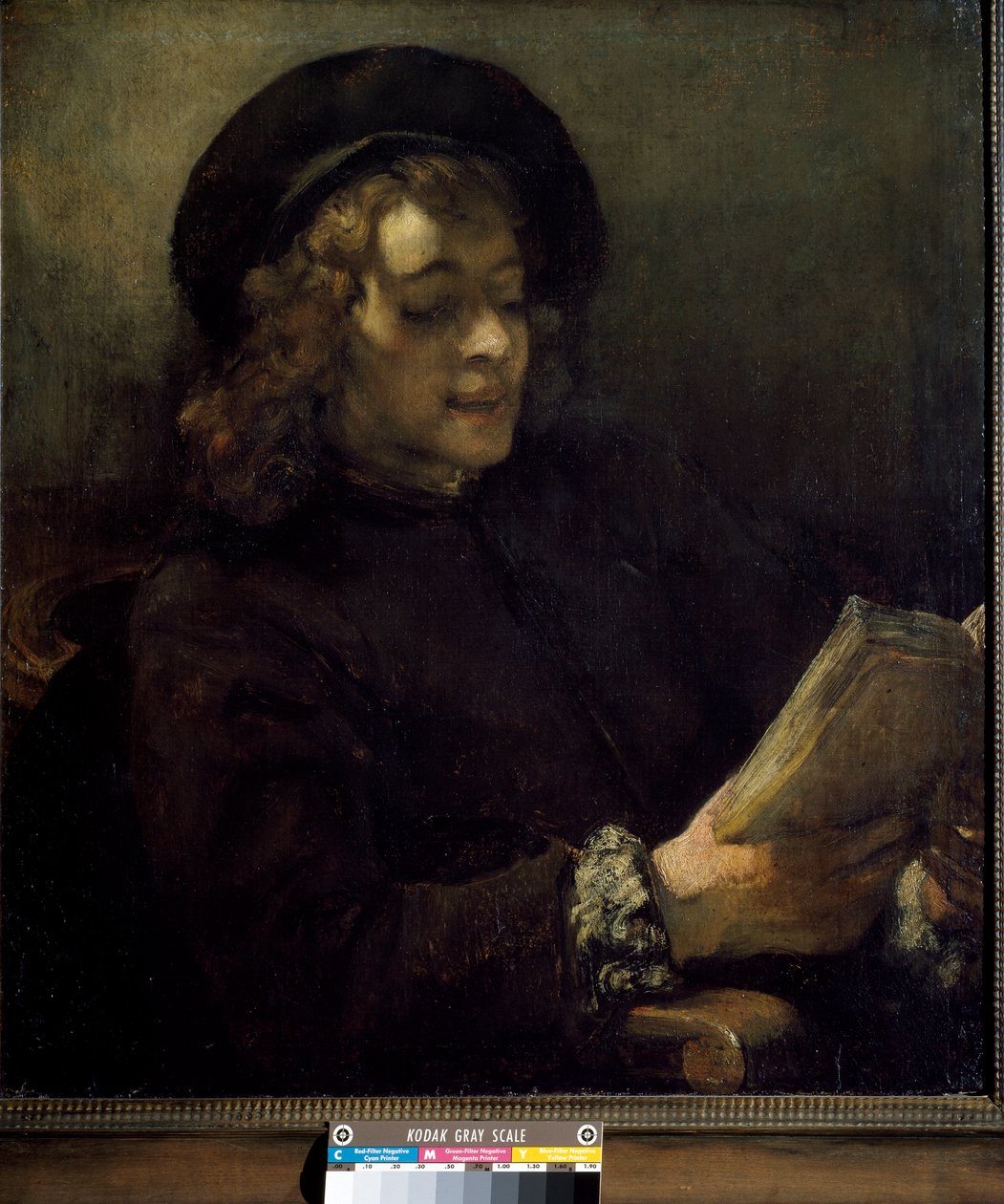 Czytanie Tytusa. Obraz Harmenszoon van Rijn dit Rembrandt (1606-1669), ok. 1656 r. Olej na płótnie. Wymiary: 70,5x64cm. Wiedeń, Kunsthistorisches Museum autorstwa Rembrandt van Rijn