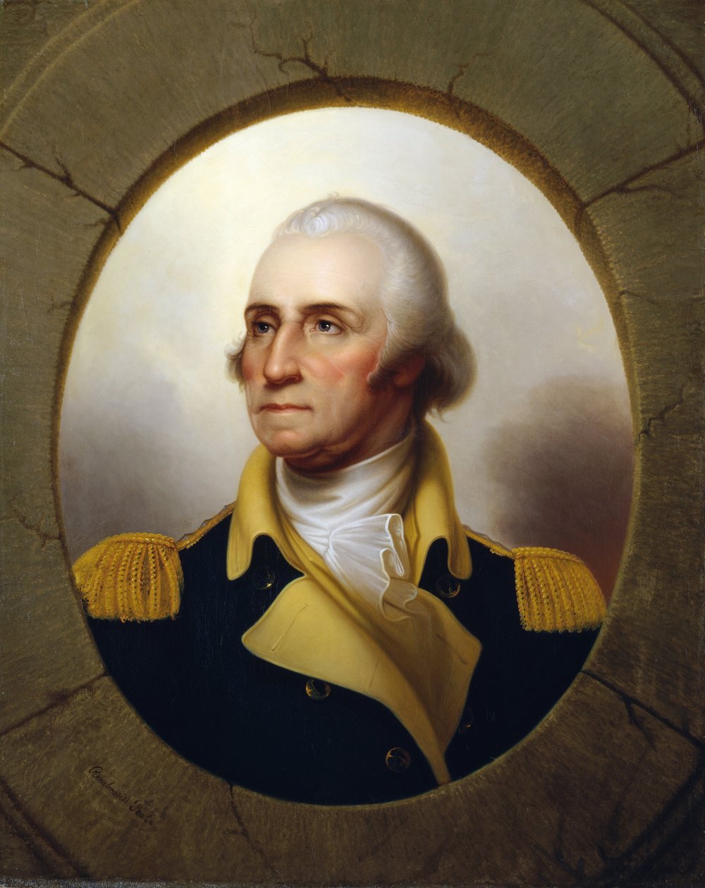 George Washington (typ bulaja) autorstwa Rembrandt Peale