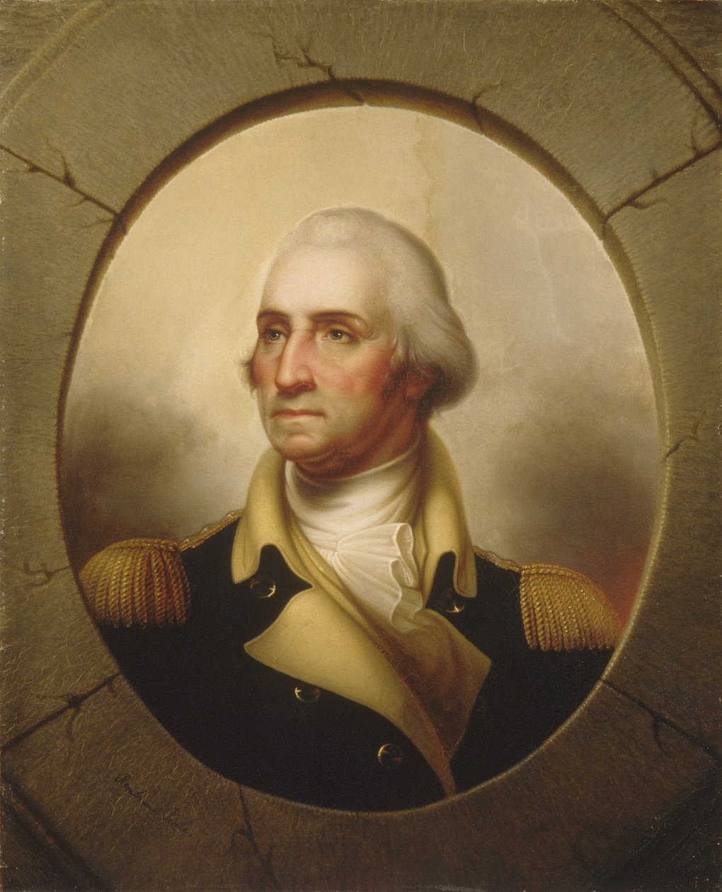 Jerzy Waszyngton autorstwa Rembrandt Peale