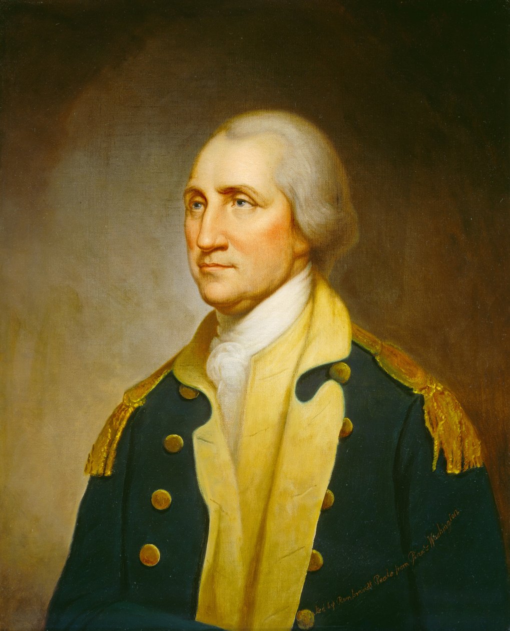 George Washington autorstwa Rembrandt Peale