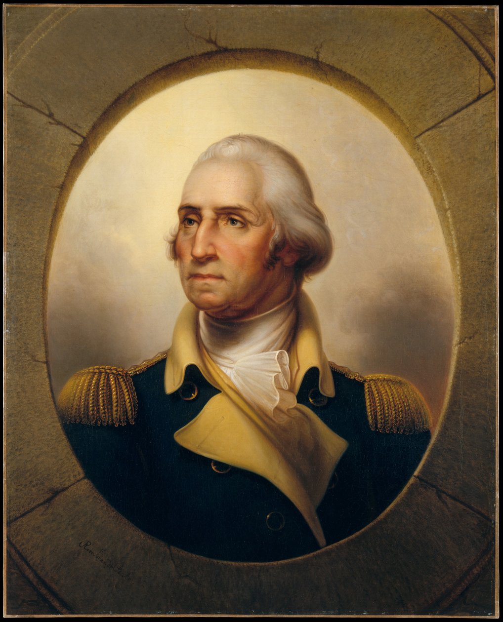 George Washington autorstwa Rembrandt Peale