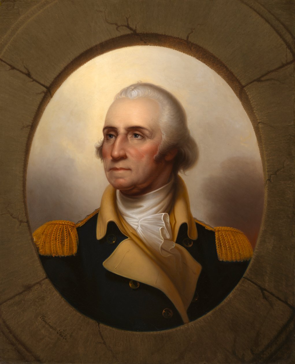 George Washington Typ iluminatora, ok. 1900 r. 1853. autorstwa Rembrandt Peale