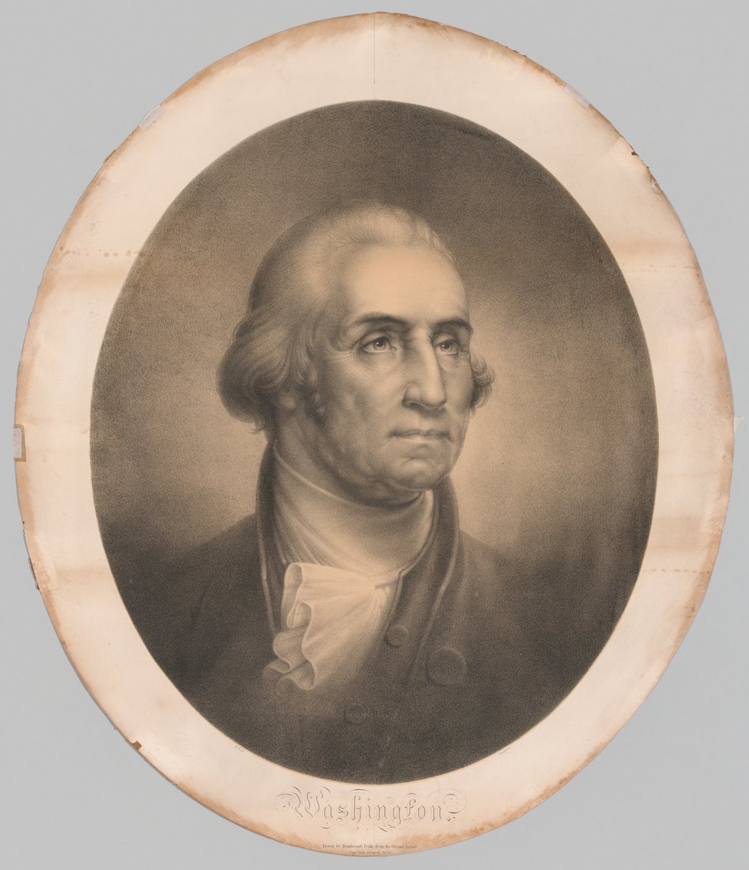 Szef Jerzego Waszyngtona autorstwa Rembrandt Peale
