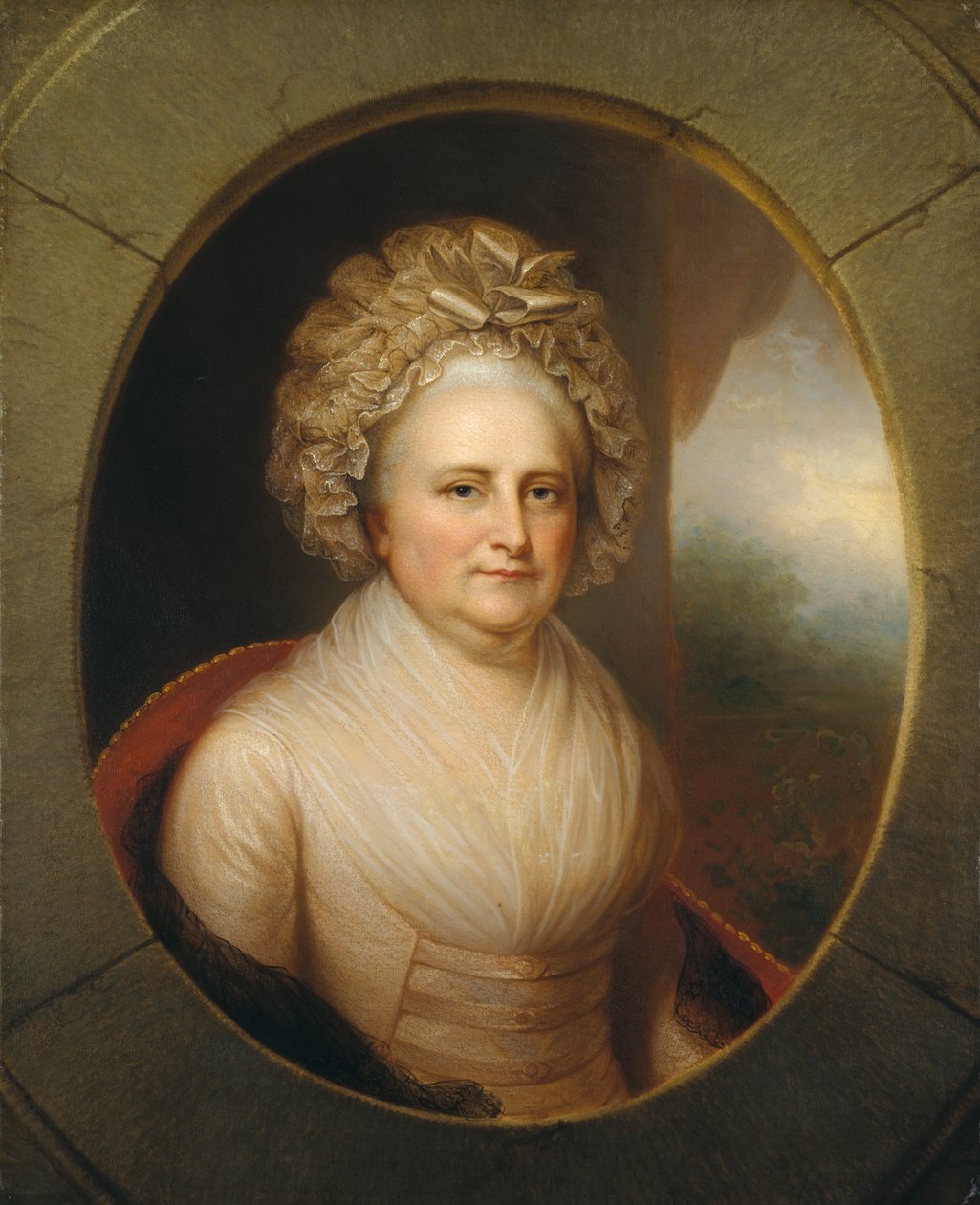 Marta Waszyngton, ok. 1930 r. 1850 autorstwa Rembrandt Peale