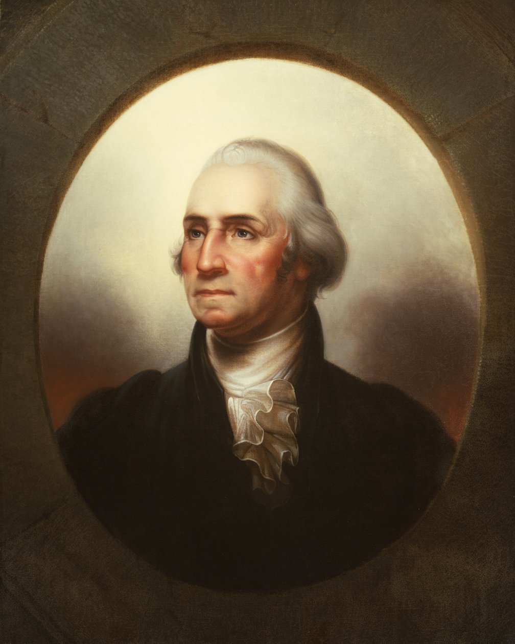 Portret Jerzego Waszyngtona (olej na płótnie) autorstwa Rembrandt Peale