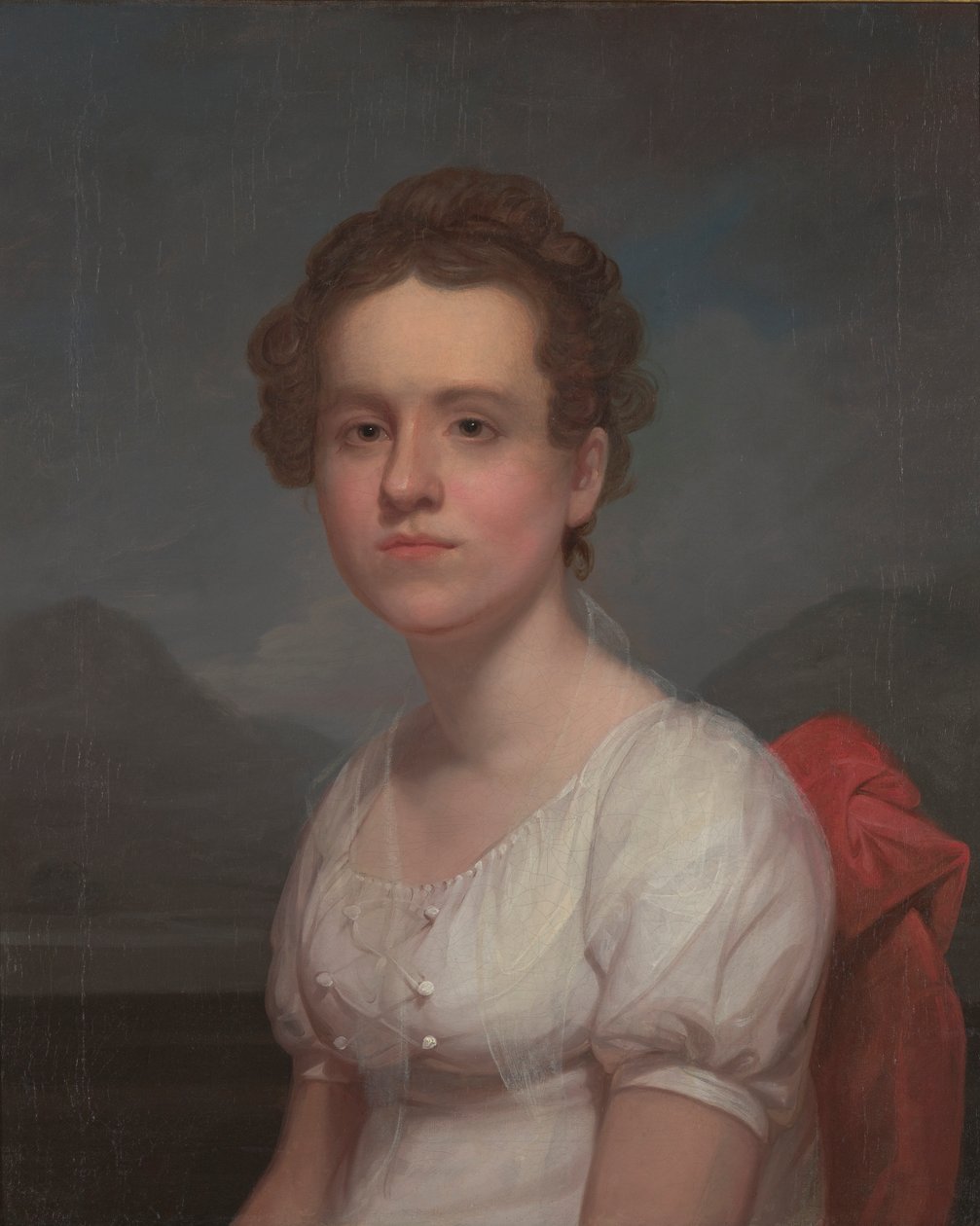 Portret Helen Miller, pani Charles G. McLean, ok. 1806 r. (olej na płótnie) autorstwa Rembrandt Peale