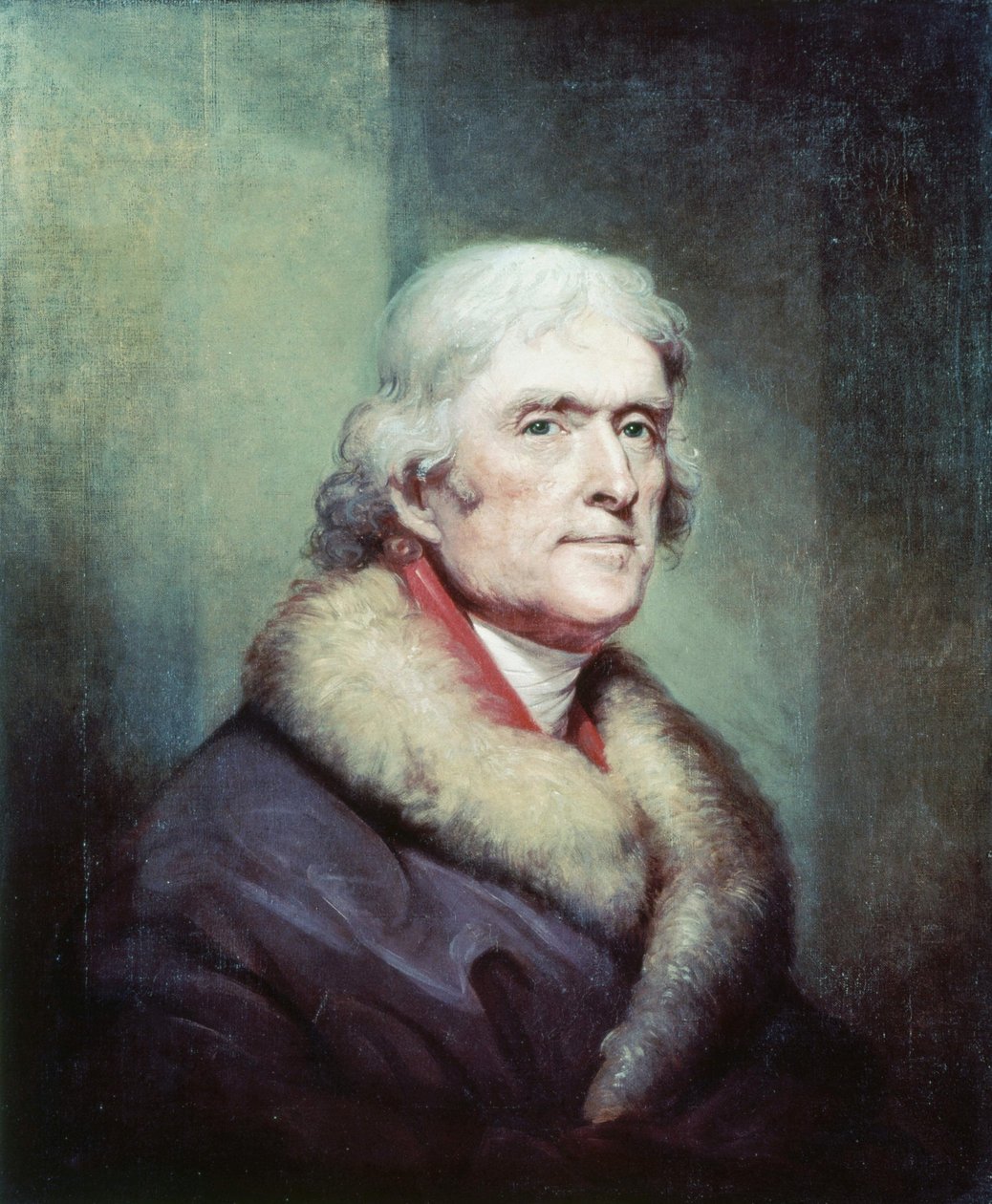 Portret Thomasa Jeffersona (1743 - 1826) autorstwa Peale Rembrandta (1778 - 1860). autorstwa Rembrandt Peale