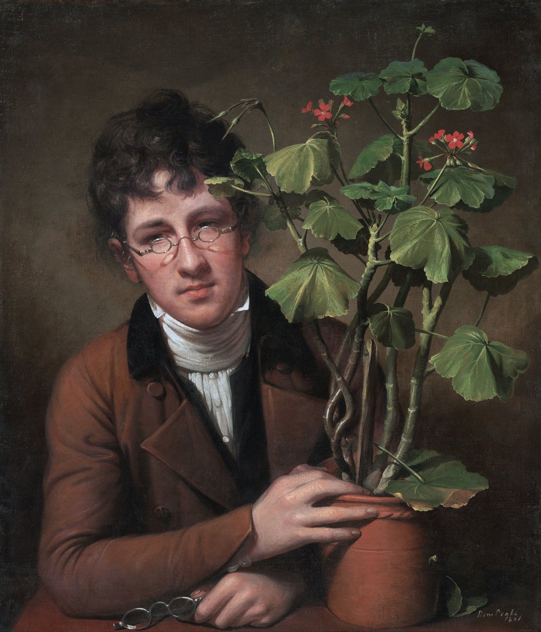 Rubens Peale z Geranium autorstwa Rembrandt Peale