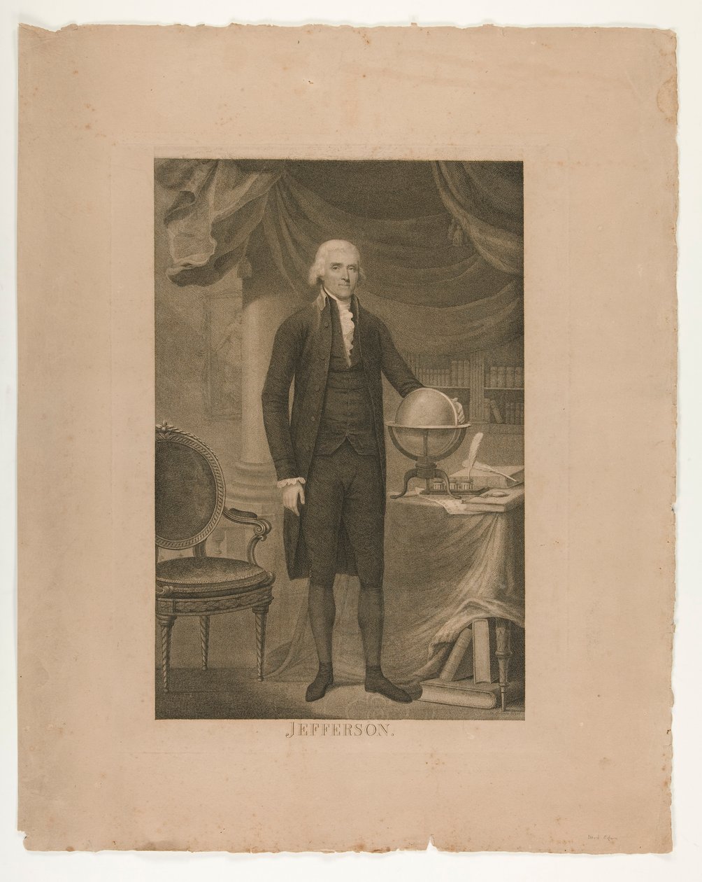 Thomas Jefferson autorstwa Rembrandt Peale