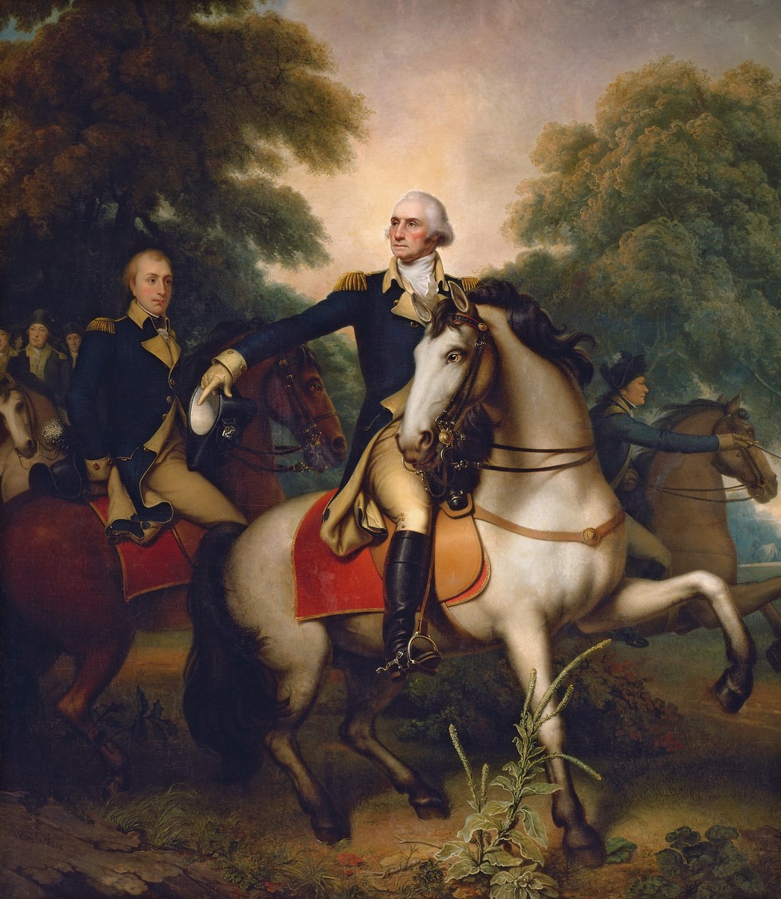 Washington vor Yorktown autorstwa Rembrandt Peale