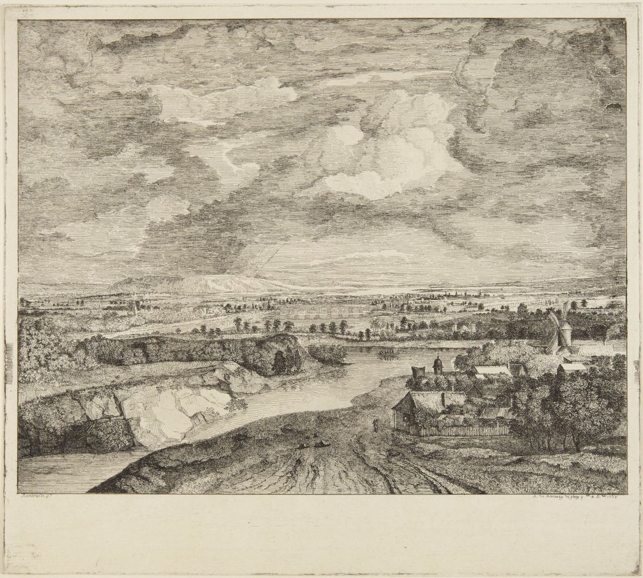 „---- Burza” według Rembrandta autorstwa Rembrandt van Rijn