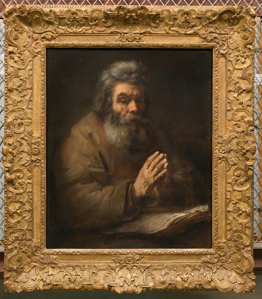 Brodaty mężczyzna w kapeluszu, c. 1655-1660. autorstwa Rembrandt van Rijn