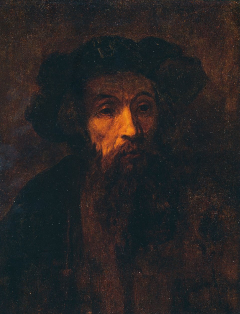 Brodaty mężczyzna w czapce, 1657, 1903 autorstwa Rembrandt van Rijn