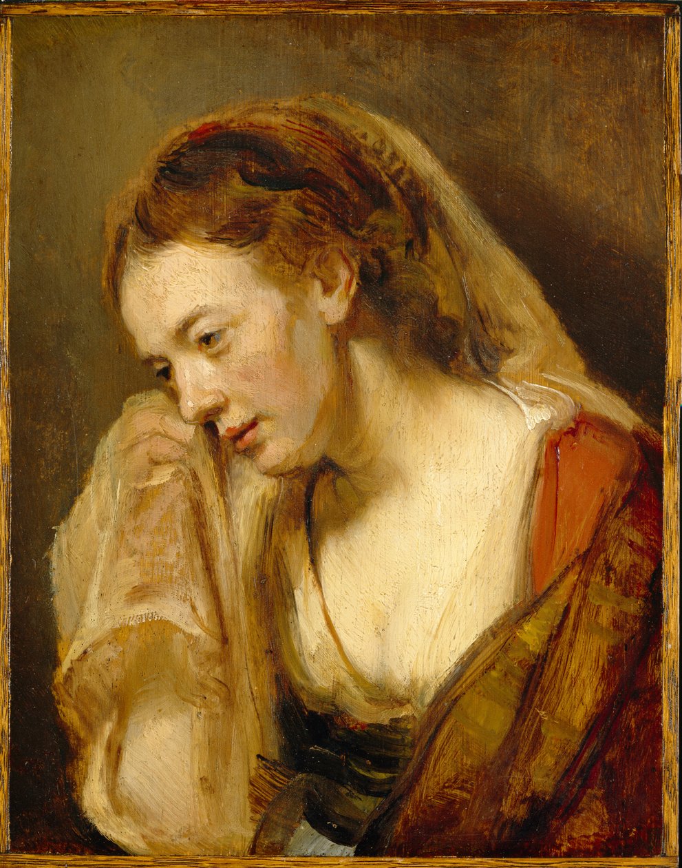 Płacząca kobieta, ok. 1647 r. autorstwa Rembrandt van Rijn